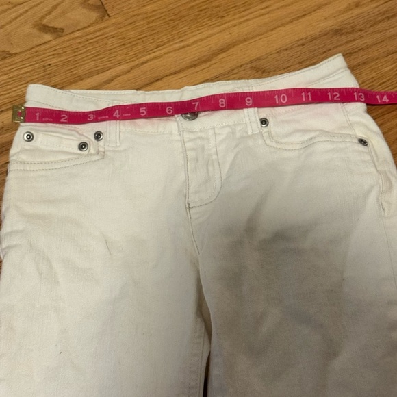 Arizona Jean Company white Bermuda Shorts girls size 12 - Picture 5 of 8